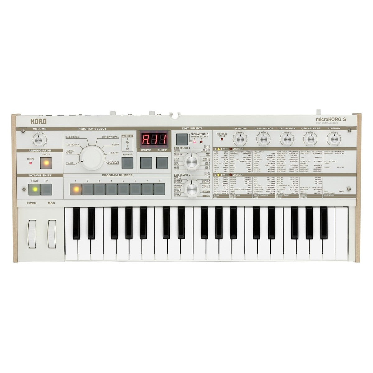 Korg microKORG-S Synthesizer and Vocoder