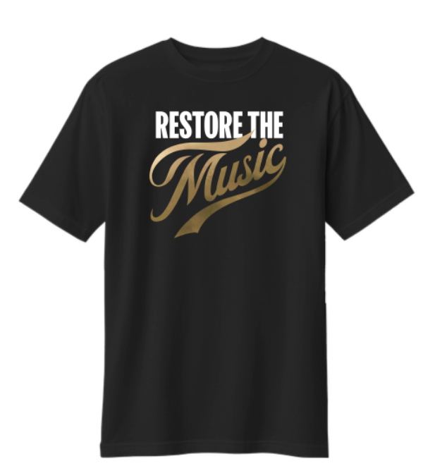 Restore the Music T-Shirt (Black)