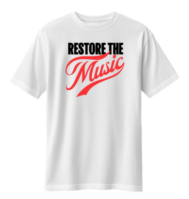Restore the Music T-Shirt (White)