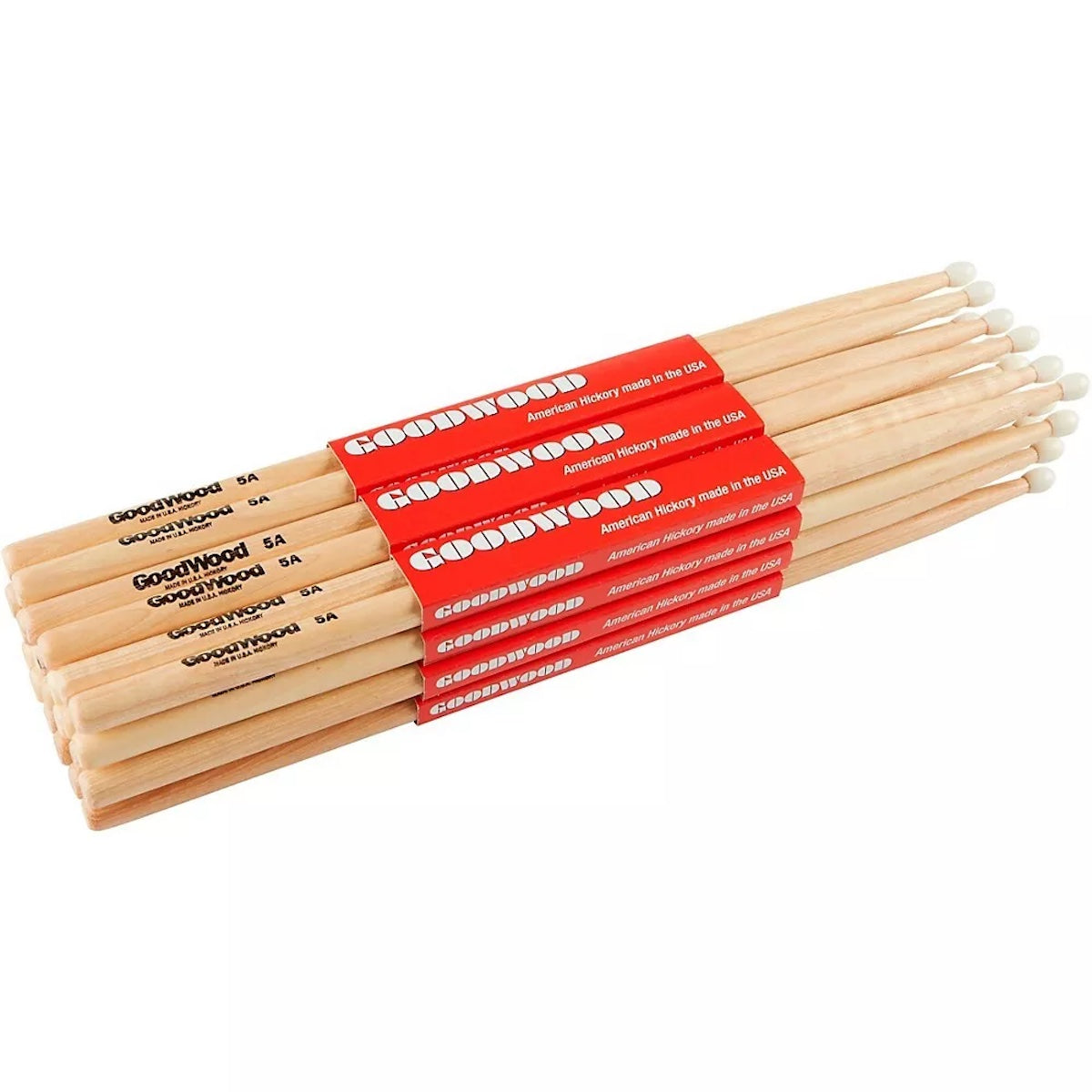 Vater GoodWood Nylon Tip Drum Sticks (12 pack)