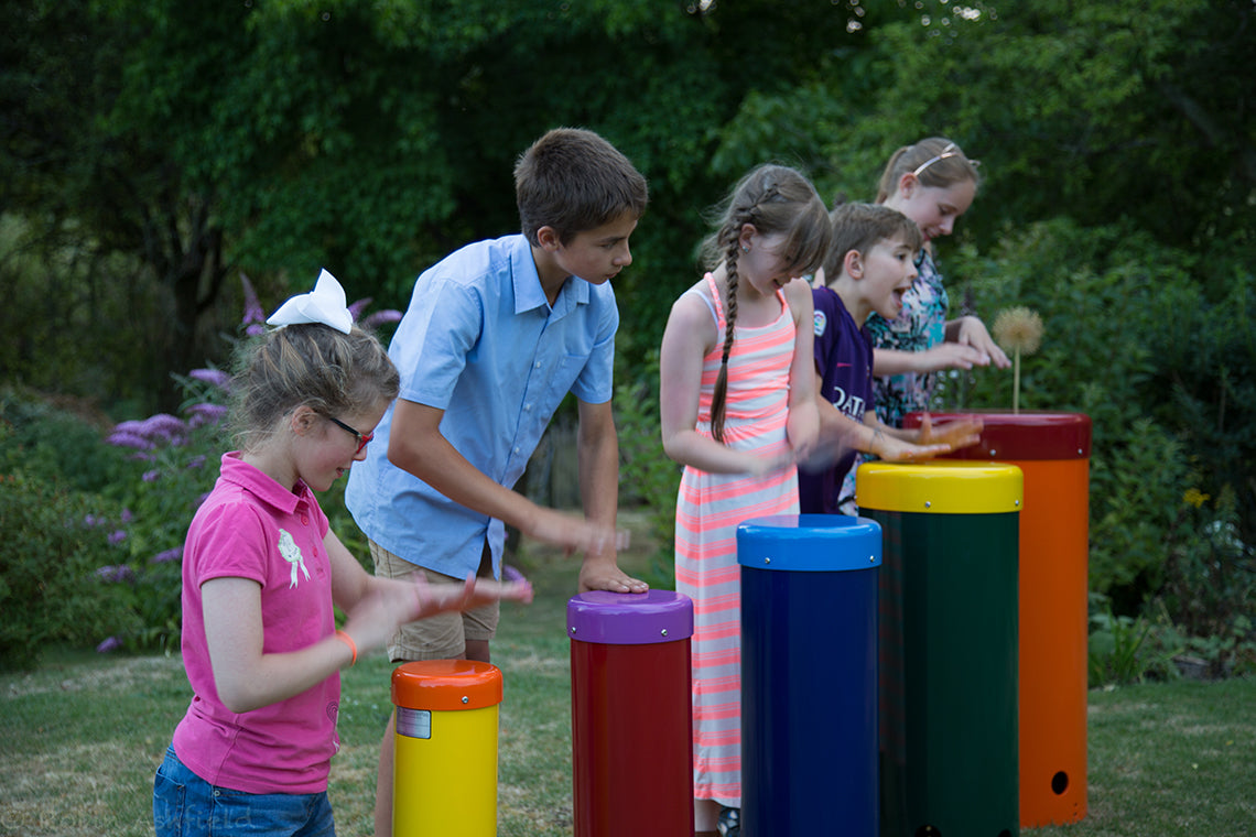 Rainbow Sambas Outdoor Drums