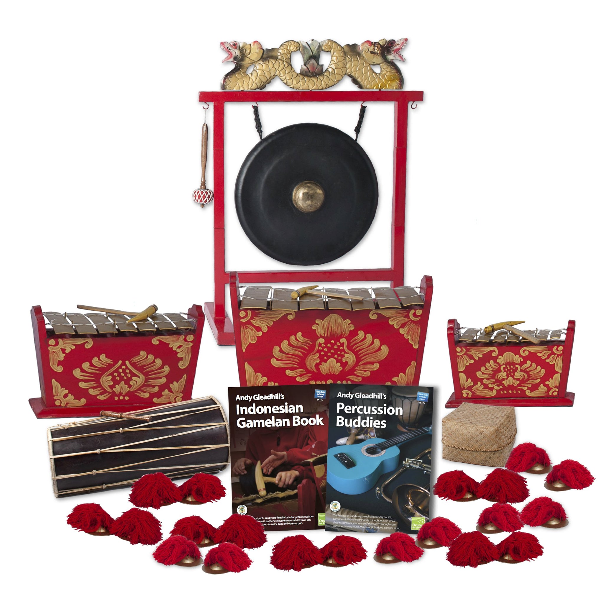 Indonesian Gamelan Standard 15 Player Class Pack – Budget Buddies