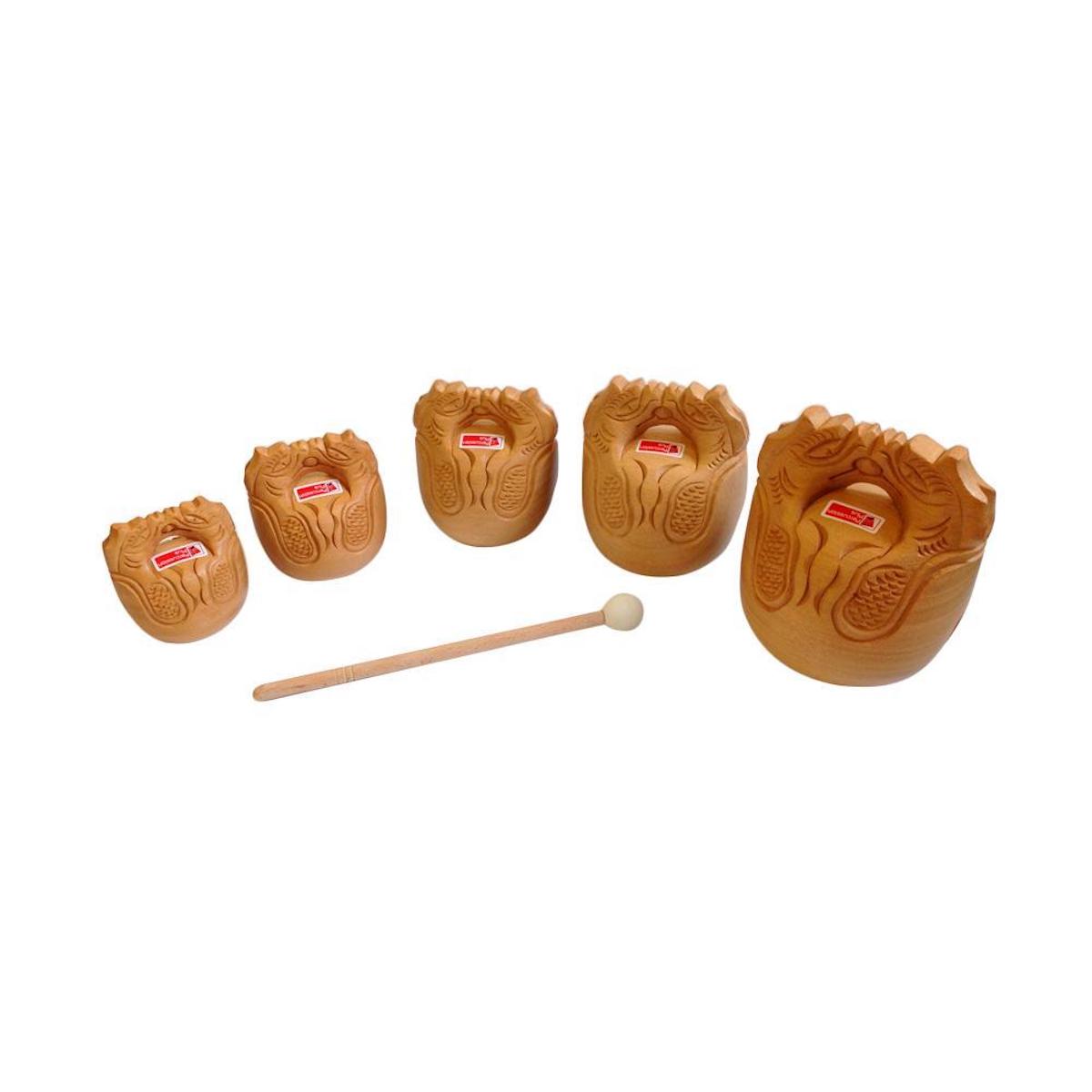 Percussion Plus Temple Blocks - Set of 5