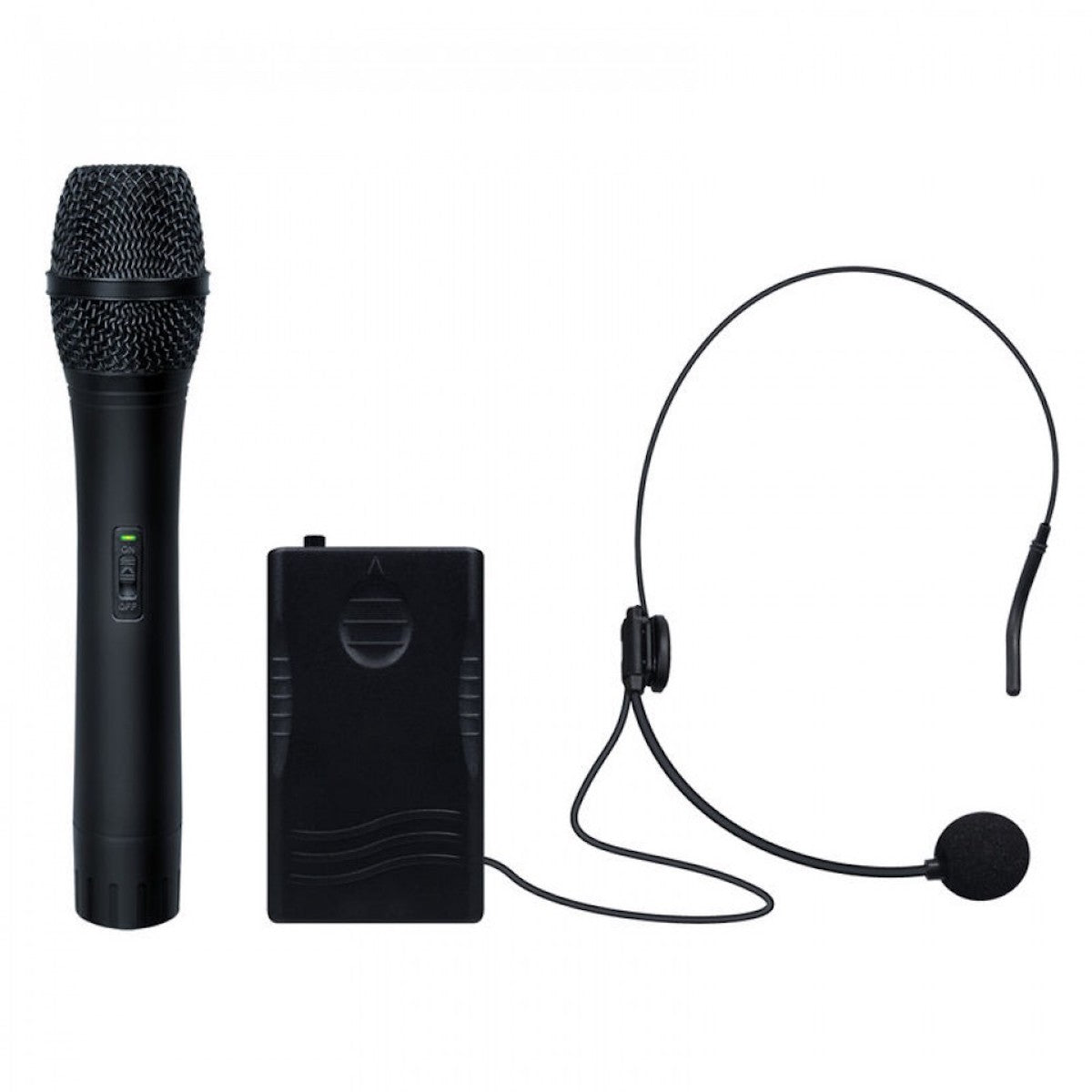 KAM Portable PA System with Two Microphones and Bluetooth (various sizes)