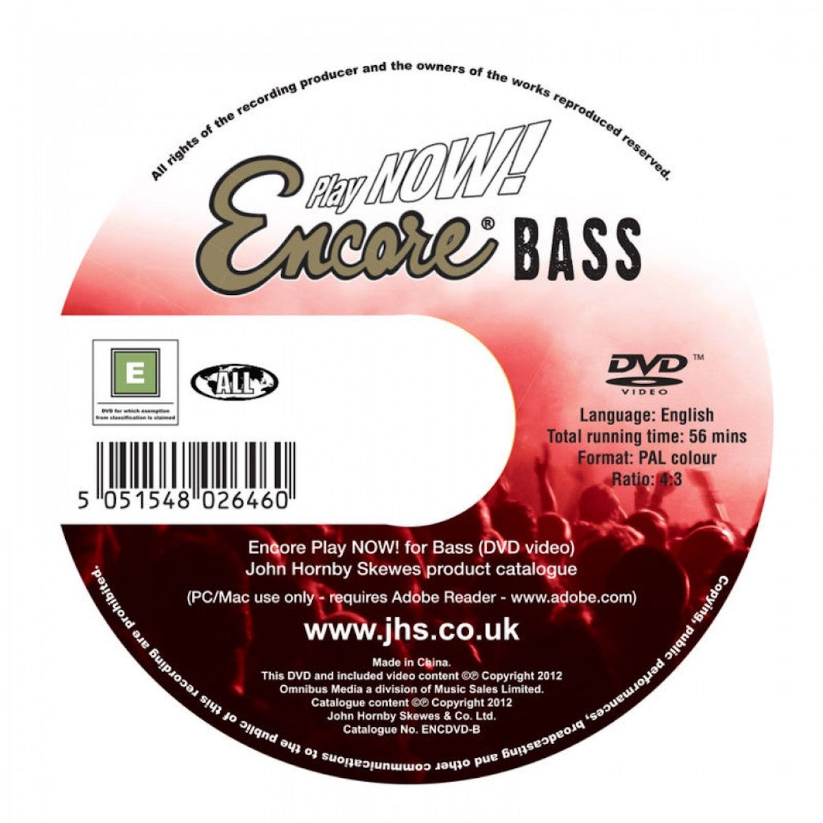 Encore E4 Bass Guitar Outfit (various colours)