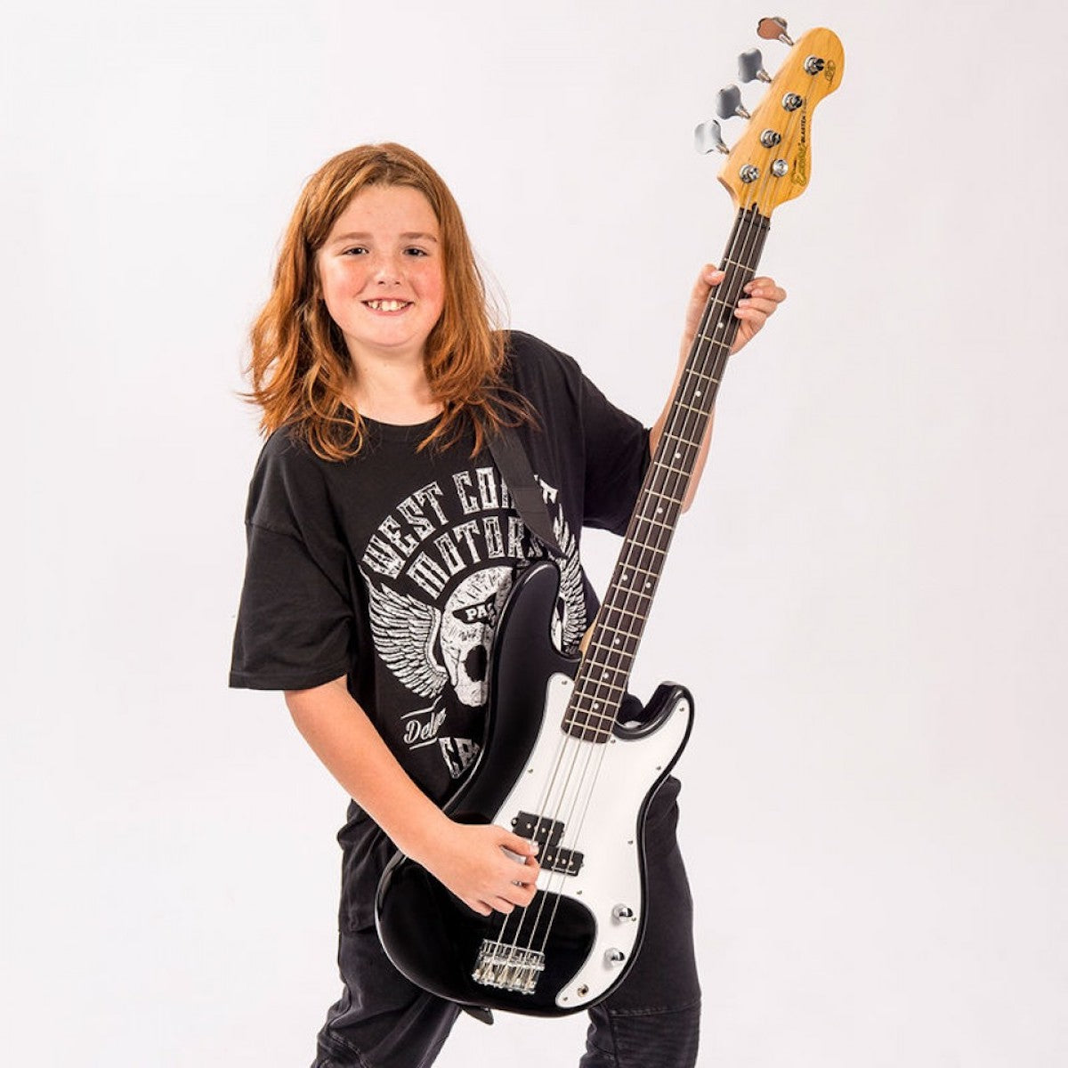 Encore E4 Bass Guitar Outfit (various colours)