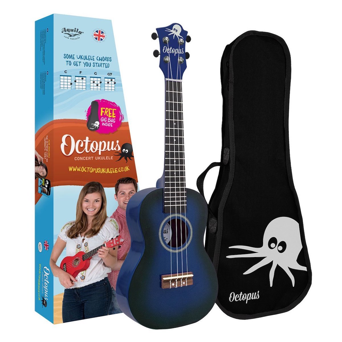 Octopus Concert Ukulele