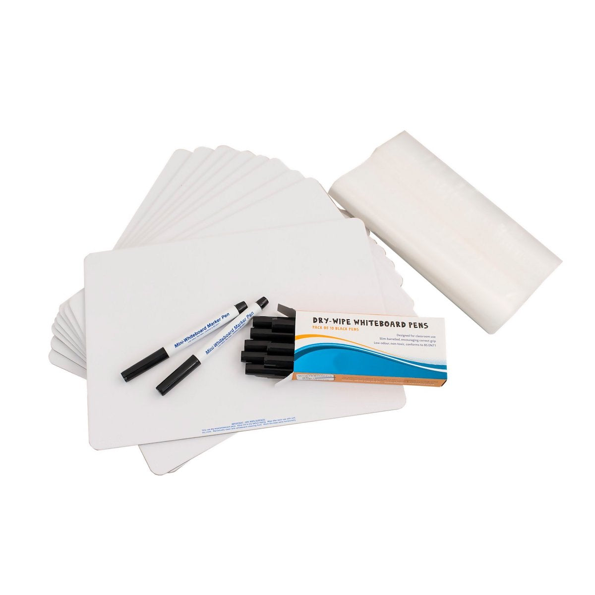 Music A4 Plain Whiteboard - Pack of 12