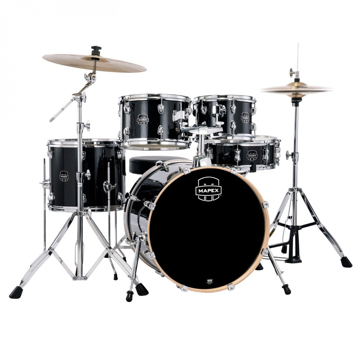 Mapex Venus Drum Kit in Black Galaxy Sparkle