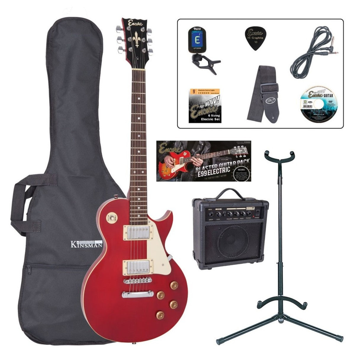 Encore E99 Electric Guitar Outfit (various colours)